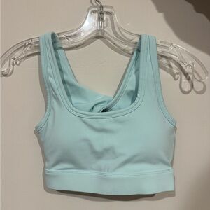 Women’s Light Blue Sports Bra Crop Top - Brand: Le Ore